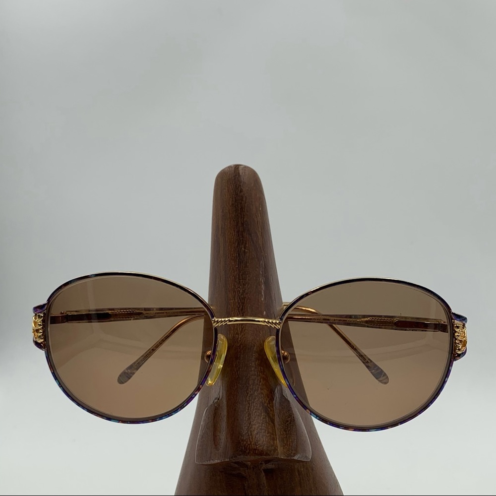 Vintage Joan Collins J-278 Multicolor Oval Frames